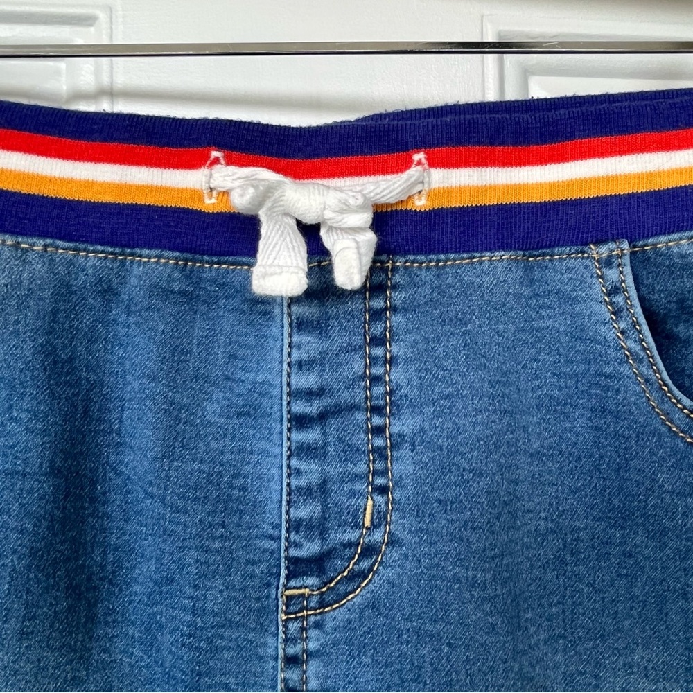 •Cat & Jack• Drawstring Waistband Denim Skirt - Size XL (14/16) - Picture 4 of 7